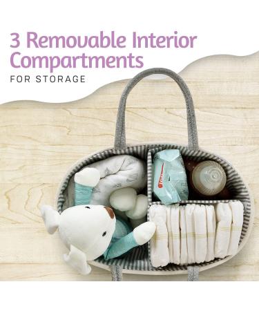 Kiddycare Diaper Caddy Organiser Grey Regular Size Gray Regular - Buy Online on GoSupps.com