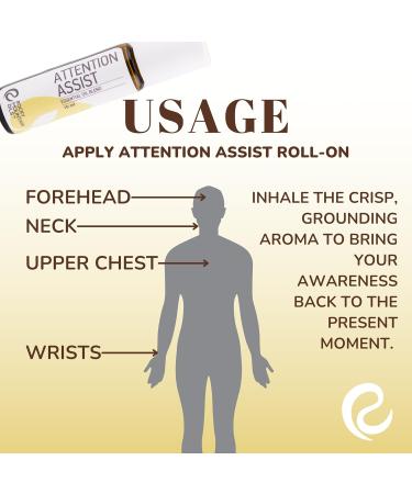 Rocky Mountain Oils Attention Assist Roll-On 10ml | Best Essential Oil Blend for Focus & Clarity - Buy Online on GoSupps.com