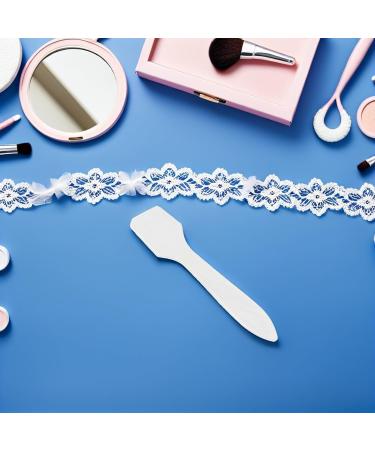  BIUDECO 50 Transparent Cosmetic Spatulas for Makeup Plastic Facial Mask Spoon with Comfortable Grip for DIY Creams Lotions Beauty Products - Buy Online on GoSupps.com