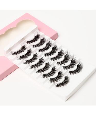 3D Faux Mink Lashes - 8 Pairs | Handmade Luxurious Volume | Fluffy & Natural False Eyelashes - Buy Online on GoSupps.com