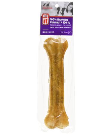 Dogit Pressed Rawhide Knuckle Bone Extra Large 20cm (8-Inch) 170-180 G (6-6.3-Ounce) 1-Pack