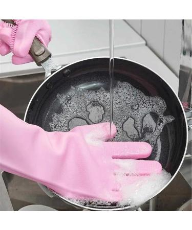 Cleaning Gloves Cleaning Gloves Kitchen Silicone Dishwashing Gloves For Household Use Dishwashing Gloves A4 - Buy Online on GoSupps.com