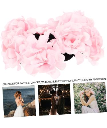 minkissy 1pc Stretch Hair Ring Hair Ribbons Hair Rope Girls Hair Tie Women Hair Tie Ponytail Holder Vacation Rose Fixed Rope - Buy Online on GoSupps.com