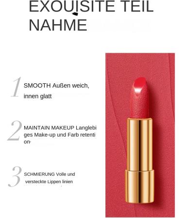 Lipstick longlasting velvety smooth gliding application rich pigment formula light pleasant finish high coverage lip color for party makeup everyday use or for everyday use - Buy Online on GoSupps.com