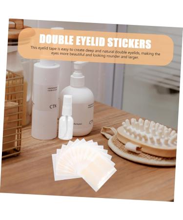 minkissy 15 Sets Double Eyelid Sticker Self-adhesive Eyelid Strip Eyelid Tape for Hooded Eyes Invisible Eyelid Lift Tapes Double Eyelid Tapes Girl Eyelid Stickers Make up Styling Cream - Buy Online on GoSupps.com