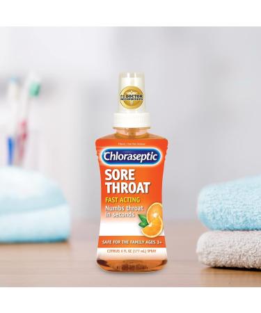 Chloraseptic Throat Spray (Citrus) - Soothe Sore Throats Instantly - Buy Online on GoSupps.com