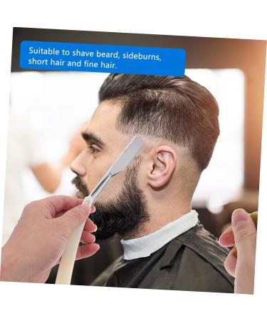 Iwowhero Men's Barber Razor Set - 2 Pcs Vintage Hairdresser Rastrillos para Afeitar Perfect for Professional Barbers - Buy Online on GoSupps.com