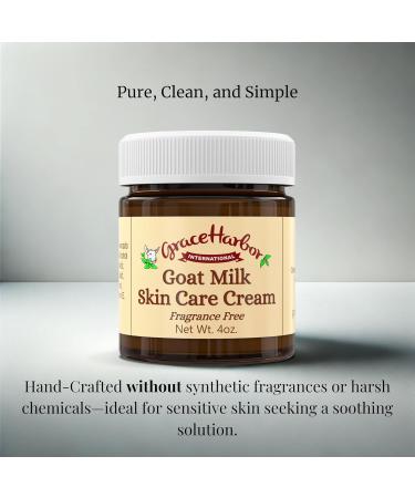 Grace Harbor Goat Milk Skin Care Cream Unscented Nighttime Facial Moisturizer for Women Natural Fragrance-Free Deep Hydration for Dry Skin Eye Cream 4oz Unscented 4 Fl Oz (Pack of 1) - Buy Online on GoSupps.com