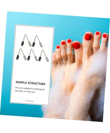 Beavorty 1 Set nail polisher nail kits nail grinding bit Cuticle Electric Nail File Nail Polish Bit Nail Drill Bit Ceramic Acrylic Nail Bit Kit emery cloth stainless steel nail rubber - Buy Online on GoSupps.com