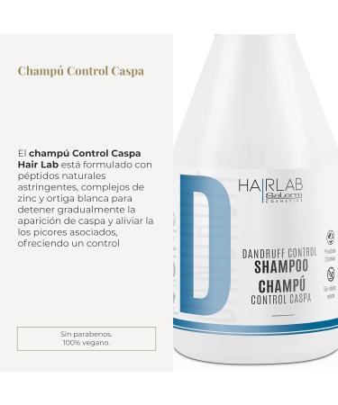 SALERM Antidandruff shampoo shampoo against dandruff hair lab 300 ml slows down dandruff relieves irritation and itching of the scalp free of parabens - Buy Online on GoSupps.com