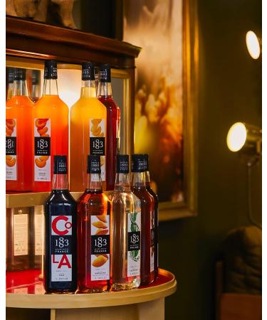 1883 Maison Routin Premium Blue Curacao Flavoured Syrup - 1L Glass Bottle for Cocktails & Mocktails - Buy Online on GoSupps.com