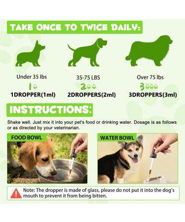 Probiotic for Dogs 3 in 1 probiotics Drops for Gut Health Relieve Diarrhea and Indigestion Dog Digestive Immune Bowel Support for All Ages and Breeds Dogs Bacon Flavor - 60ml / 2 fl.oz - Buy Online on GoSupps.com