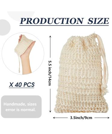 Cunhill Soap Saver Bag - Exfoliating Sisal Pouch for Bath and Shower (50 Pack) - Buy Online on GoSupps.com