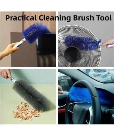 2Pcs Flexible Fan Dusting Brush(Non-Disassembly Cleaning) Bendable Dusting Brush for Electric Fan Multifunctional Cleaning Brushes for Household Use - Buy Online on GoSupps.com