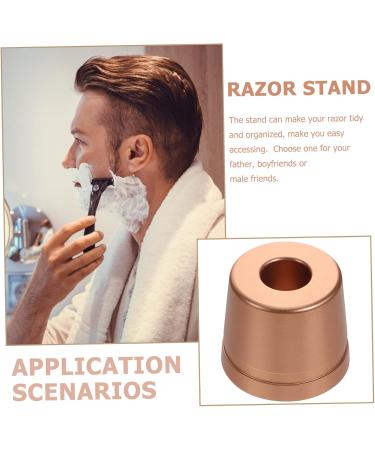 Healeved Aluminum Razor Stand - Premium Metal Shaving Holder & Keeper for Bathroom | Durable & Stylish Razor Base - Buy Online on GoSupps.com