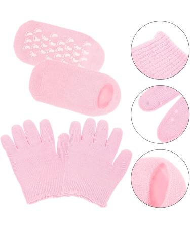 Healvian Gel Socks Moisturizing Socks and Gloves Gel Spa Moisturizing Sock and Gloves Hands Feet Skin Care Hands Spa for Repairing Dry and Chapped Skin Hand Lotion Gloves - Buy Online on GoSupps.com