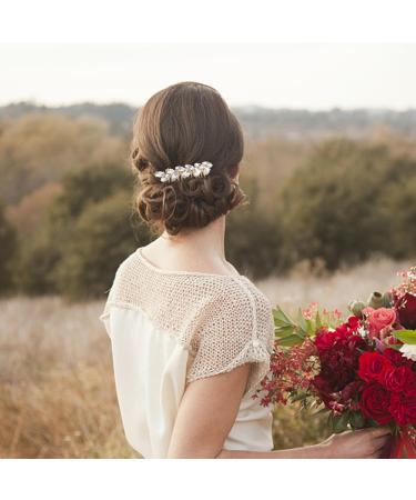 FOMIYES Rhinestone Wedding Hair Comb Bride Bridal Hair Clip Women Crystal Hair Pieces Headpiece Hair Pins Bridesmaids Flower Girls Hair Barrettes Hairpin Hair Accessories Jewelry - Buy Online on GoSupps.com