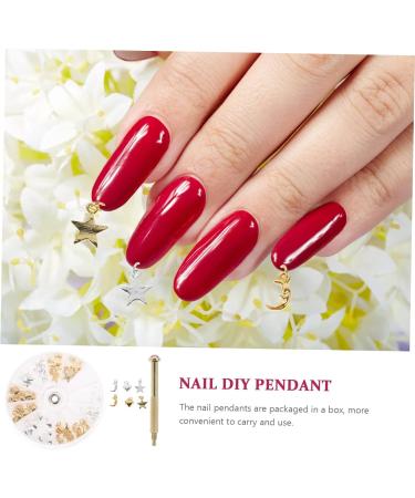 Ipetboom 1 Set Nail Pendant Nail Tools for Nail Art Dangle Nail Charms Nail Dangle Diy Decor Rhinestone Decor Dangle Nail Art Charms Diy Nail Art Tool Manicure Pendant Drill Alloy 8x8cm As Shown - Buy Online on GoSupps.com