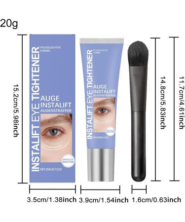  G n rique Raresse Eye Cream - Natural tightening eye moisturizer for nourishing hydrating skin with an anti-fatigue formula dark circle lotion for morning night and travel - Buy Online on GoSupps.com