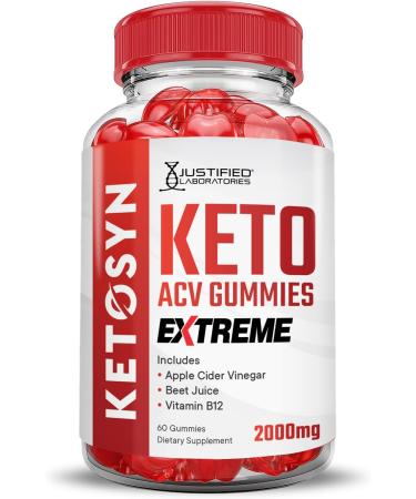 Buy 2 Pack Ketosyn Keto ACV Gummies 2000MG | Apple Cider Vinegar Pomegranate & Beet Juice | Vegan Non-GMO | 120 Gummies - Shop Internationally - Buy Online on GoSupps.com