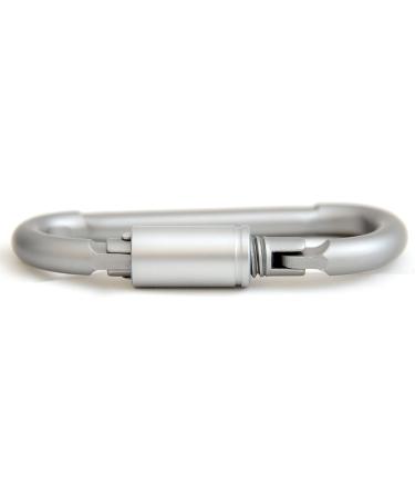 Wholeoo 2 Set D-Shaped 6mm Carabiner Hooks - Durable Aluminum with Thread Lock | Versatile Use (Not for Climbing) - Buy Online on GoSupps.com