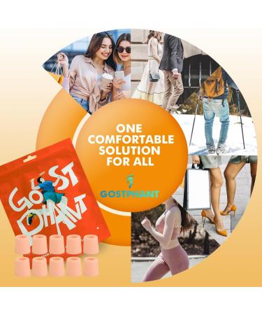 Buy Silicone Toe Protectors & Cushion Sleeves - Aloe Vera Corn Pads for Pinky Toe | 40 Count - Relief from Shoe Pressure & Friction - Buy Online on GoSupps.com