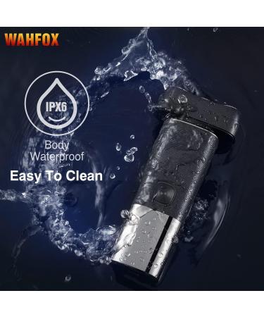 WAHFOX Electric Shaver - Wet & Dry Rechargeable Shaver with Charging Stand & Pop-up Trimmer | Includes Shaving Cream - Buy Online on GoSupps.com