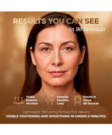 LIVEGOOD Instant Youth Wrinkle Reducer Face and Eye Smoothing Cream for Fine Lines and Puffiness Fast-Absorbing Silicate Formula for Temporary Firming and Visible Results in Minutes (30 mL) - Buy Online on GoSupps.com