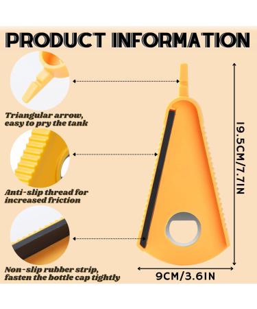 Crethink 5 in 1 Multi Opener - Ideal Kitchen Tool for Weak Hands, Seniors, Arthritis - Bottle, Jar, Can, Beer Opener - Easy Twist Off Lid - Elderly & Child Friendly - Buy Online on GoSupps.com