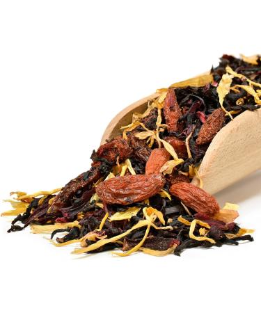 Venusti sp Z oo Mary Rose Assam Compote black tea Indian assam tea Black tea with hibiscus marigold and goji berries Natural additives Source of theine Natural stimulation 50g - Buy Online on GoSupps.com