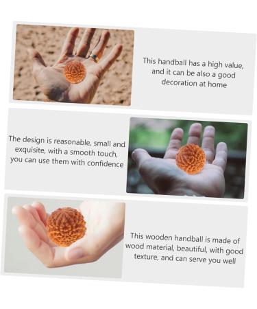 Beavorty 2-in-1 Massage Ball | Premium Decompression & Fitness Tool | Wooden Gymnastics & Handball Training Gear - International Shipping Available - Buy Online on GoSupps.com