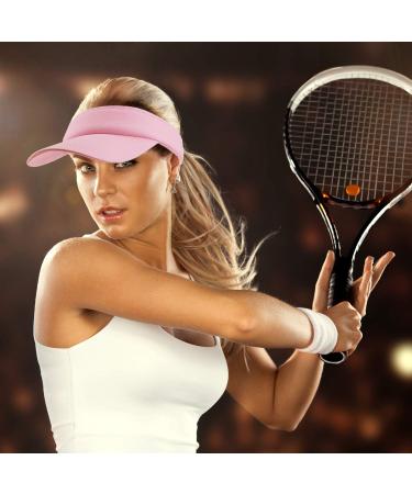 Women's and Girls' Long Brim Sun Visor Hat with Thicker Sweatband - Pink and Multiple Colors - Buy Online on GoSupps.com