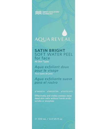 Satin Bright Soft Water Peel - 95% Organic Korean Exfoliator for Anti-Aging Acne Dry Oily & Sensitive Skin | 100 ml Gommage - Buy Online on GoSupps.com