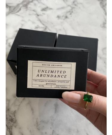 Vegan Soy Wax Crystal Candle | Abundance & Manifestation | Amethyst Rose Quartz Citrine | Perfect Housewarming Gift - Buy Online on GoSupps.com