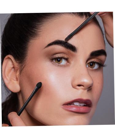 Healeved 40 Pcs Double Eye Shadow Makeup Eyeliner Makeup Tool Women Face Blending Sponge Blush Black Plastic - Buy Online on GoSupps.com