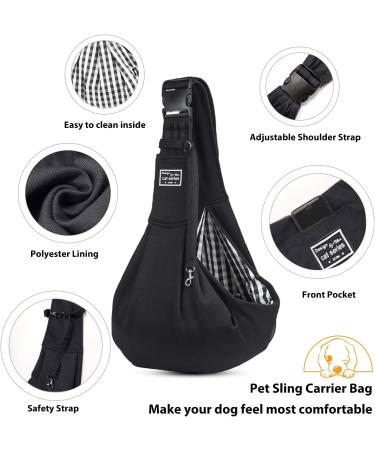 Buy Petcute Sling Dog Carrier Bag for Small Dogs - Adjustable Shoulder Strap Front Pocket & Safety Buckle - Perfect for Travel - Buy Online on GoSupps.com