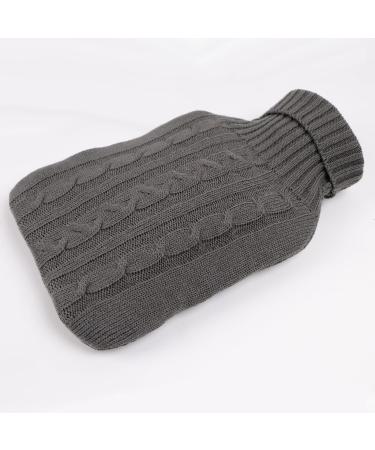 Grey Hot Water Bottle Cover 1.8L/2L - Soft & Cozy - Buy Online on GoSupps.com