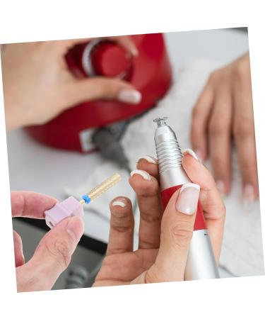 FOYTOKI Drill Bits for Nails Acrylic Drill Bits Nail Bits for Nail Drill Nail Drill Bit Safety Bits for Nail Drill Manicure Supplies Manicure Nail Bits Tungsten Steel Metal Nail Super Long - Buy Online on GoSupps.com