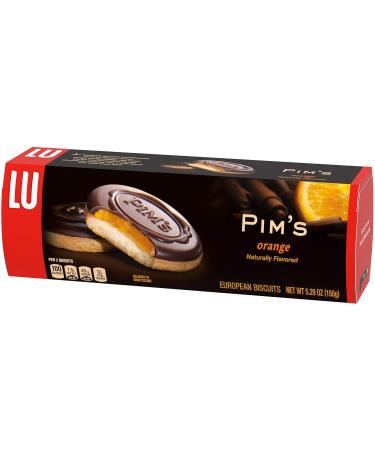 Lu Pims Orange European Biscuit Cookies - Delicious 5.29 oz Treats | International Shipping Available - Buy Online on GoSupps.com