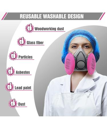Reusable Respirator MYGCCA Dust Respirator with Filter 2091 for Painting Epoxy Resin Asbestos Particulate Sanding Machine Polishing and Other Work - Buy Online on GoSupps.com