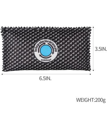 Funouo 200g Rechargeable Dehumidifiers - 3 Pack Moisture Absorber Bags for Home Cabinets & Cars - Buy Online on GoSupps.com