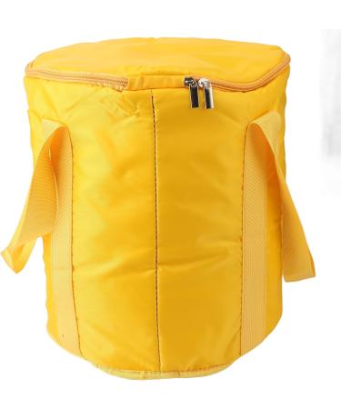 Foot Soaking Bath Bag Lightweight Preventing Tipping Folding Foot Bath Bag for Outdoors for Picnic Water Container (Mango Yellow) - Buy Online on GoSupps.com