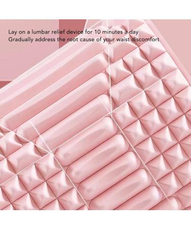 Lower Back Stretching Tool | Reduce Fatigue & Relax Neck & Spine - Light Pink - Buy Online on GoSupps.com