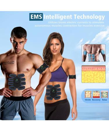 Afaneep EMS Abdominal Muscle Trainer - Ultimate Belly Coach for Fat Loss & Core Strength | International Shipping - Buy Online on GoSupps.com