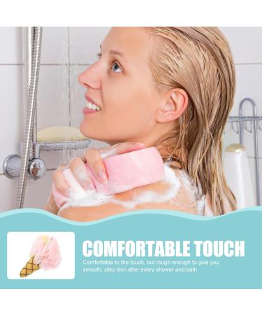 2pcs Exfoliating Shower Sponge for Women - Body Scrubber Bath Sponge & Skin Cleaner - Buy Online on GoSupps.com