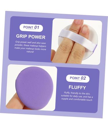VINTORKY 5 Sets Puff Cushion Foundation Face Tools Makeup Applicators Sponges Ultra Body Puff Puffs Hydrophilic Non-latex Absorb Water Purple Loose Powder Puff Miss - Buy Online on GoSupps.com
