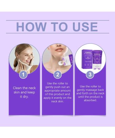 YOENBG Firming cream for the neck firms and lifts sagging skin with double roller massage antiaging moisture and lifting cream for neck and d collet repairs the skin 2 - Buy Online on GoSupps.com