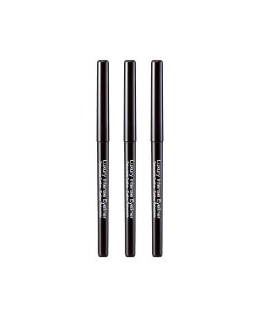 KISS New York Professional Luxury Intense Eyeliner (3 PACK Black) 3 PACK Black