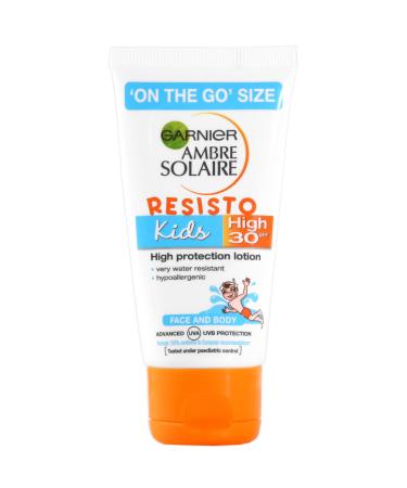 Ambre Solaire - Kids by Garnier Resisto High Protection Lotion SPF30 (High Protection - Children's Delicate Skin) 50ml