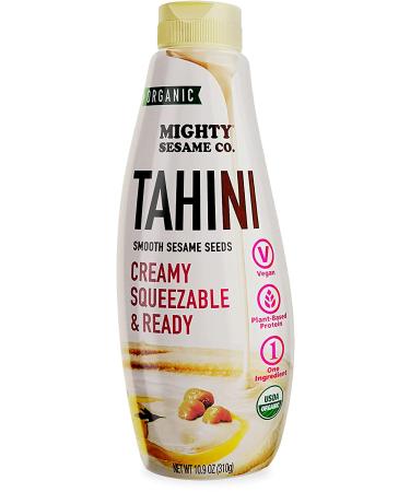 Mighty Sesame Organic Fine Tahini - 10.9 oz | Premium Sesame Paste - Buy Online on GoSupps.com